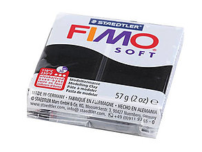 Modelovacie hmoty - FIMO SOFT 57 g (čierna) - 14821178_