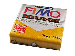 Modelovacie hmoty - FIMO EFFECT 56-57 g (zlatá - glitre) - 14821248_