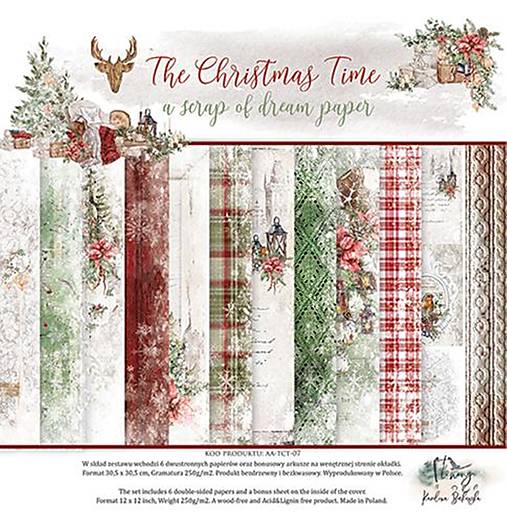 Papier - Scrapbook papier 12x12 The Christmas Time - 14823052_