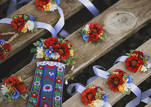 Folk svadobný set