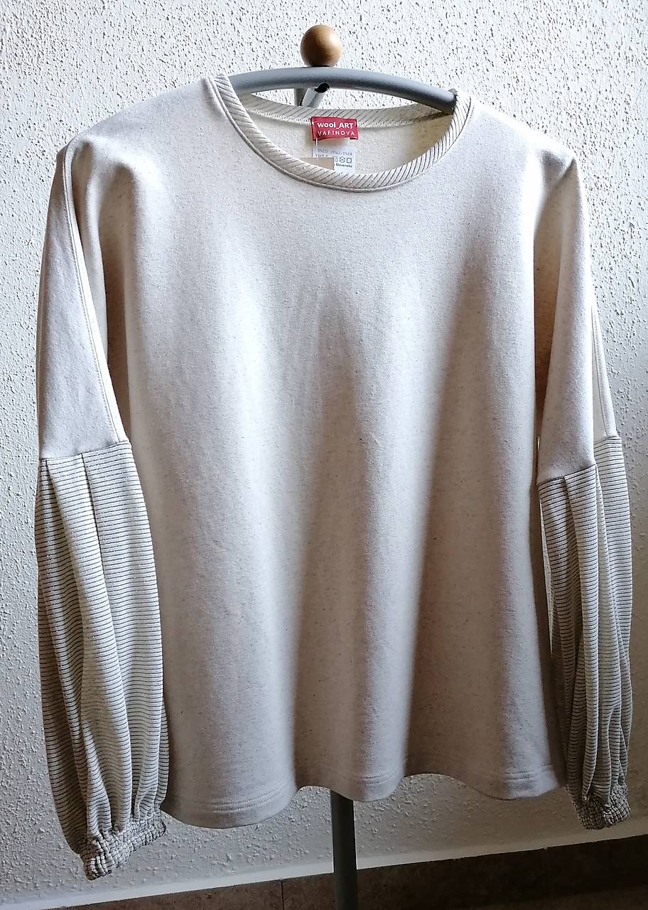 Ľanové tričko s dlhým rukávom