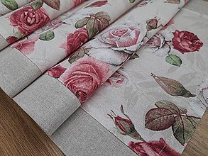Úžitkový textil - Napron růže - 14826672_