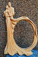 Dekorácie - 3D Drevorezba svadobný rámik  ✨️ - 14827165_