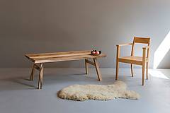 Nábytok - Stolička z dubového masívu CASIA - 14828400_
