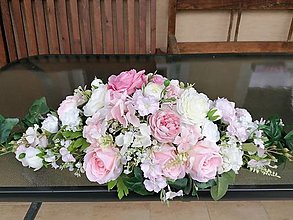 Dekorácie - Ikebana na svadobný stôl - 14827024_
