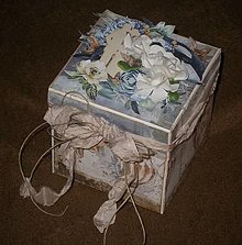 Papiernictvo - Svadobná darčeková krabička - exploding box MORE - 14829026_