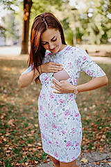 Oblečenie na dojčenie - Šaty na dojčenie - Maľovaná lúka - 14828809_