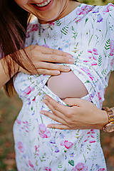 Oblečenie na dojčenie - Šaty na dojčenie - Maľovaná lúka - 14828812_