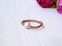 Prstene - Prstienok ... perla, ulexit - 14828892_