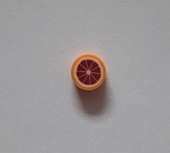 Korálky - Citrusové kolieska (Červený pomaranč) - 14835664_