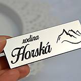 Tabuľky - Menovka - rodina Horská - 14834605_