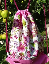 Detské tašky - Batoh "Ružová víla ", vel. S - 14833941_