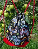 Detské tašky - Batoh "PS4", vel.M - 14836245_