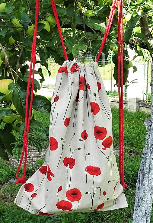 Batohy - Batoh "Vlčie maky", vel. M - 14835298_