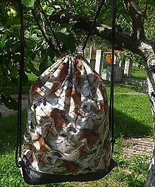 Detské tašky - Batoh "Kone", vel. S, s lemom - 14834170_