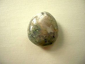 Minerály - Troml. – achát mechový 24 mm, č.14 - 14836195_
