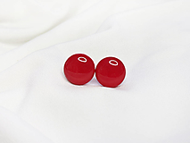 KRUH-ové napichovačky - chirurgická oceľ (12 mm) (Červená)