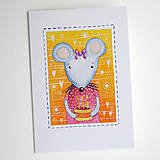 Papiernictvo - Pohľadnica myška 25 - 14840086_