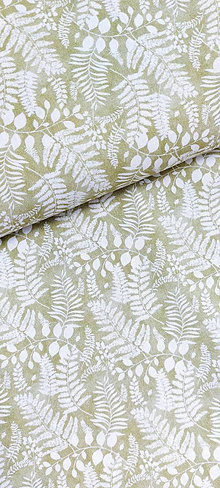 Textil - 100% sanforizovaná bavlna, papradie - 14845184_