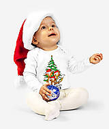 Topy, tričká, tielka - Kolekcia vianočného oblečenia - Líšky - 14843568_