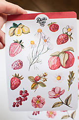 Papier - Samolepky -  Červené leto - 14845012_