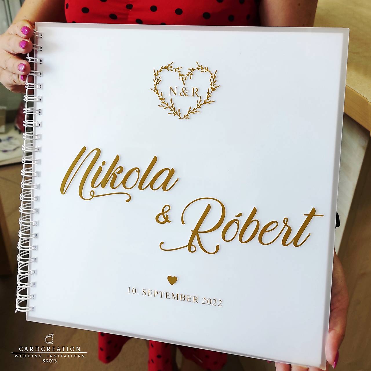 Svadobná kniha hostí SK013 (Veľkosť 20x20cm)