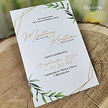 Papiernictvo - Elegantné svadobné oznámenie 20167 - 14843950_