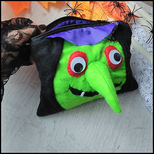 Taštičky - Halloweenska taštička - 14846440_