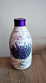 Dekorácie - Levanduľová váza - 14845704_