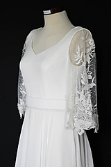 Šaty - Svadobné šaty vo vintage štýle s objemnou sukňou - 14846492_