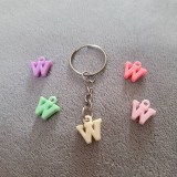 Kľúčenky - Kľúčenka s plastovou korálkou - W - 14846189_