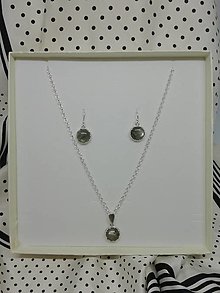 Sady šperkov - Sada náušnice&náhrdelník -Striebro925&Labradorit - 14845971_