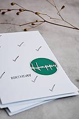 Papiernictvo - Narodeninový pozdrav - Happy Birthday - 14848229_