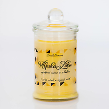Sviečky - VÝPREDAJ - Vonná sviečka - 100 sójový + 100% včelí vosk - Alpská lúka - 14849399_
