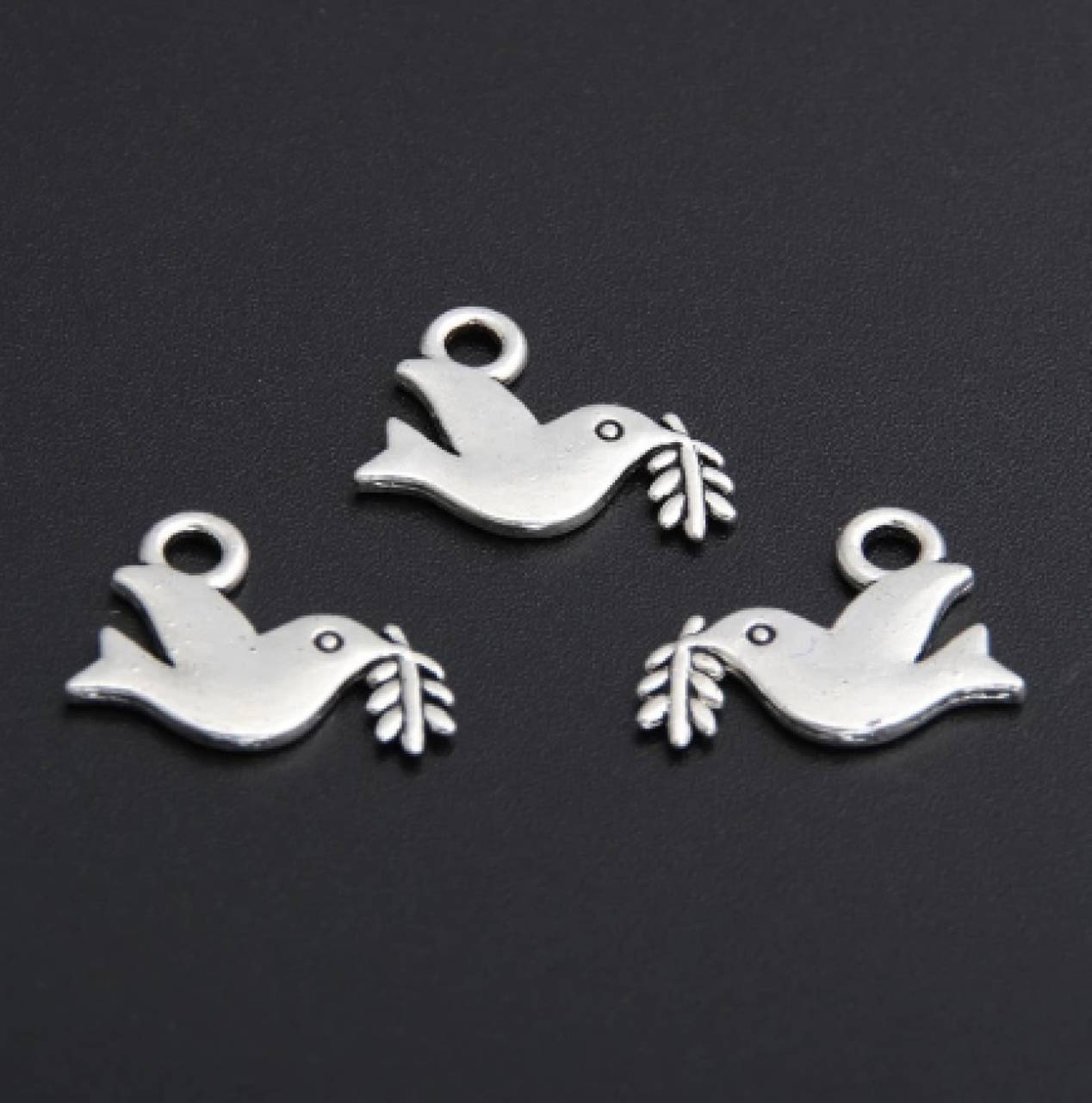 PR102 Prívesok holubica 1,7 x 1,2 cm