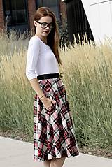 Topy, tričká, tielka - Biely bambusový top Snehulienka - 14849768_