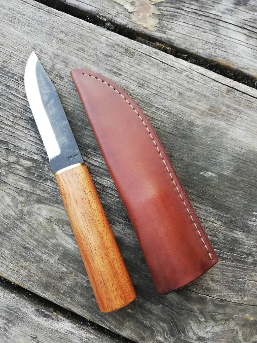 Príbory, varešky, pomôcky - Bushcraft nôž 14260 "mahagón" - 14850217_