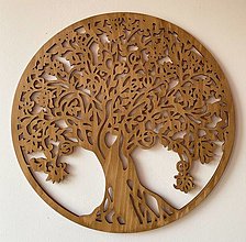 Dekorácie - Strom plný radosti - odtieň rustikal - 14848463_