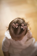 Detské doplnky - Malý trblietavý motýlik - 14851560_