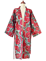 Kimoná - Diva Bara kimono s dáliami - 14851957_