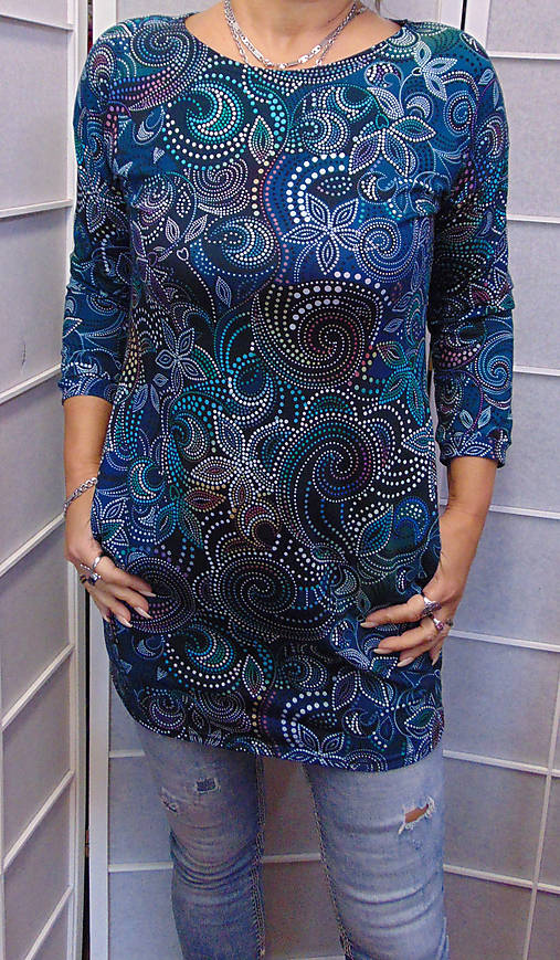  - Tunika s kapsami - perlový vzor S - XXXL (XL) - 14855964_