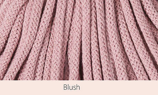 Úložné priestory & Organizácia - Okrúhly háčkovaný košík 12/8 (Blush) - 14853827_