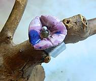 Prstene - Keramická květina - 14858277_
