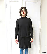 Sukne - JOMA - pletená sukně s plisé - 14857162_