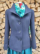 Bundy a kabáty - Vlnený krátky zimný kabát - 14858618_