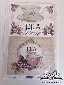 Papier - Ryžový papier - Tea time (R0492) - 14857989_