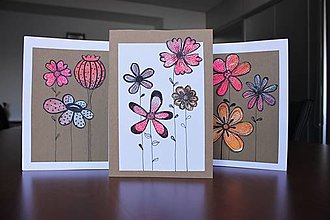 Papiernictvo - Kvety pohľadnice - 14858071_