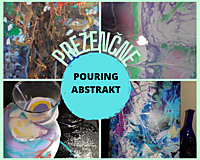 Kurzy - Kurz - POURING - abstraktná maľba - 14862626_