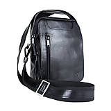 Pánske tašky - Luxusná kožená etuja z hovädzej kože, hladká lesklá koža, čierna farba - 14859644_