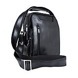 Pánske tašky - Luxusná kožená etuja z hovädzej kože, hladká lesklá koža, čierna farba - 14859647_